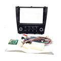 Custom-fit frame for lexus is200 android head unit navigation screen, audio modification panel