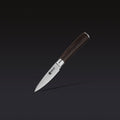 Damascus Steel Paring Knife, 3.5" (Espresso)