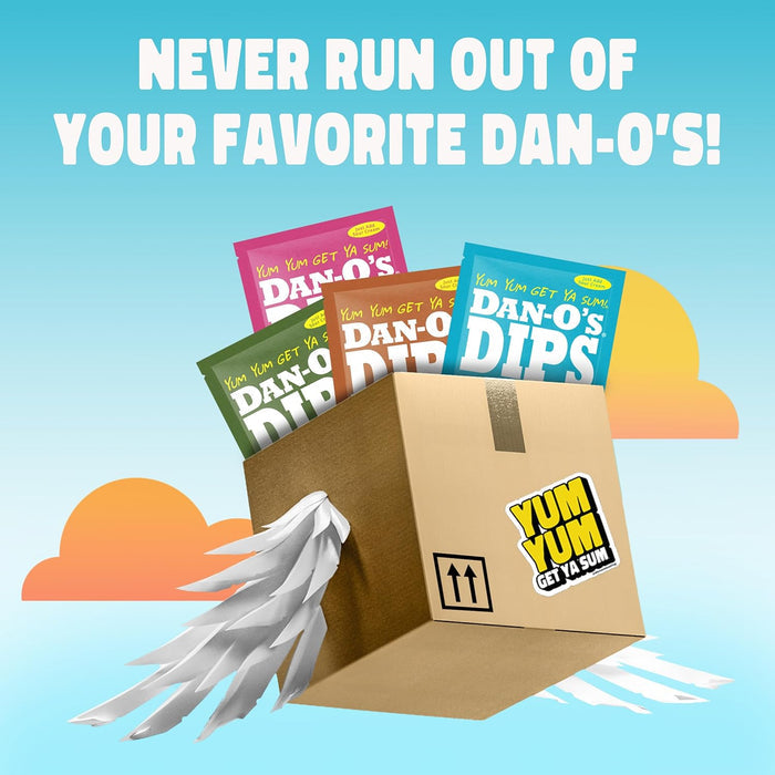 Dan-O's Dips Variety Pack – Greek Yogurt Dip Mixes for Protein-Forward Snack Rituals