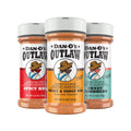 Sweet & Tangy BBQ, Spicy BBQ, & Sweet Caribbean