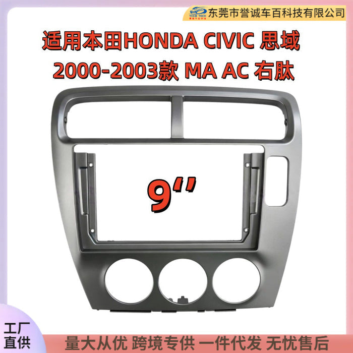 Dashboard panel for 2000-2003 honda civic center console navigation bezel audio upgrade