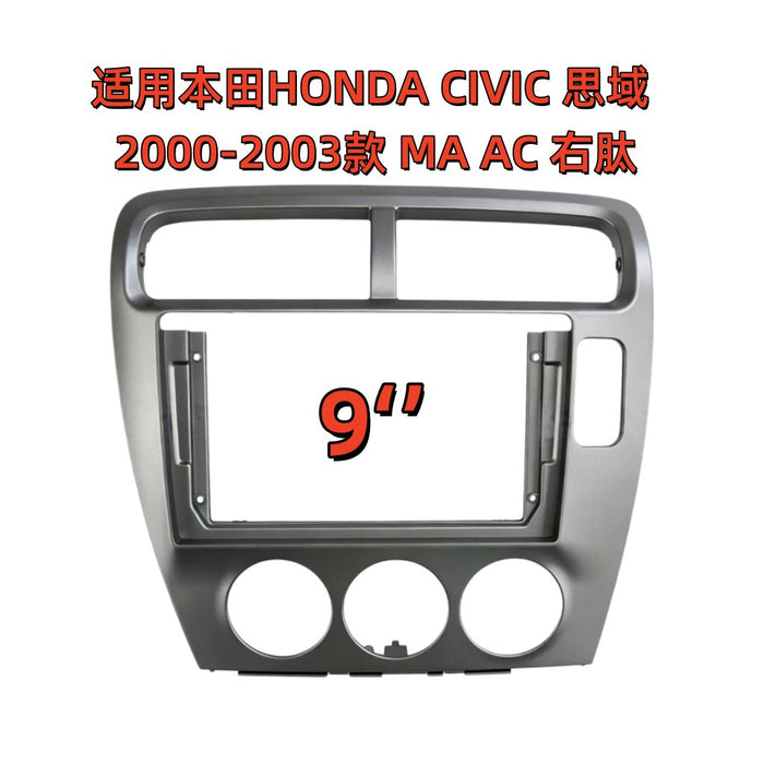Dashboard panel for 2000-2003 honda civic center console navigation bezel audio upgrade
