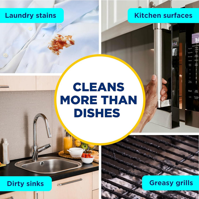 5x faster grease cleaning vs. non-concentrated dawn (p&g study, march 2024)