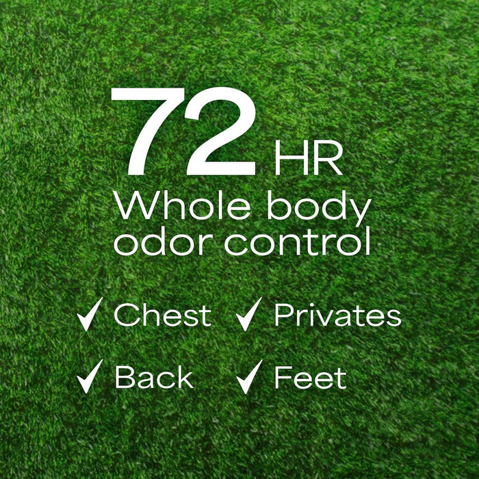 dermatologist-tested formula safe for whole-body use including private areas