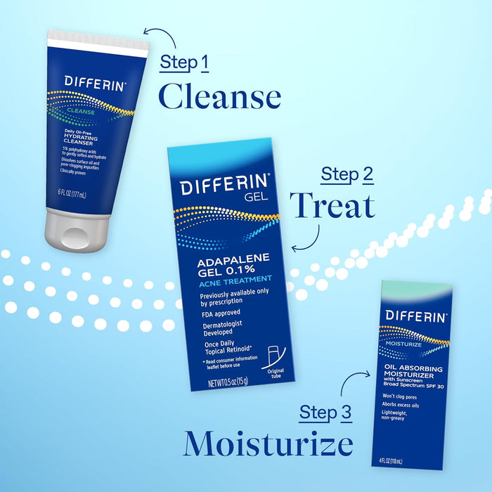 Differin 15g Tube – Essential Acne Care, Intentional Design for Sensitive Skin