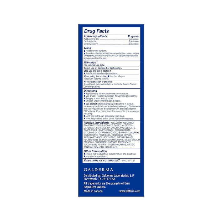 Differin Fragrance-Free SPF 30 – Tested Safe Sunscreen for Acne Treatment and Sensitive Skin