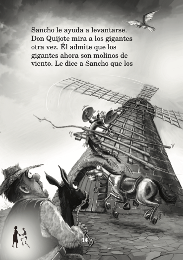 Don Quijote, el ultimo caballero book plus audio Karen Rowan Spanish Language