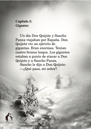 Don Quijote, el ultimo caballero book plus audio Karen Rowan Spanish Language