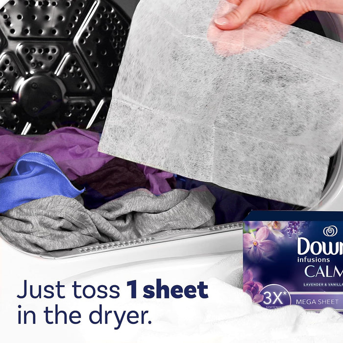 compatible with standard household dryers; one sheet per load