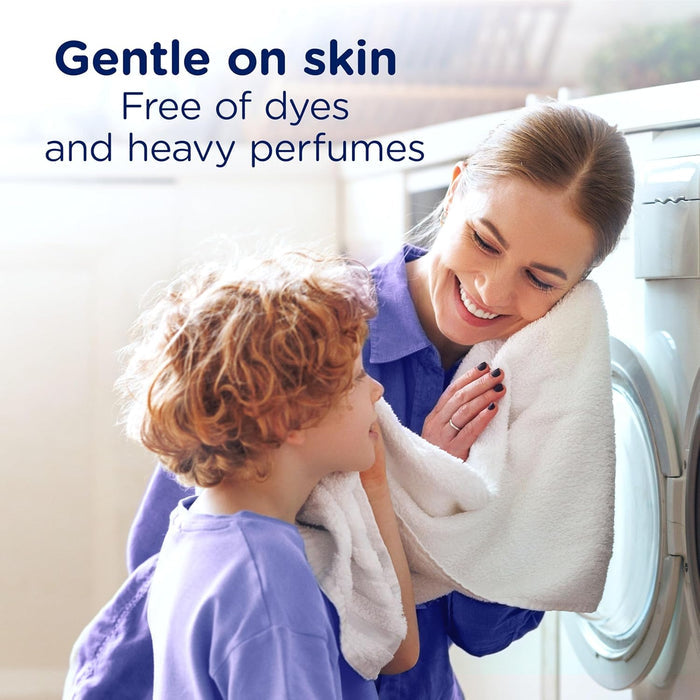 replaces liquid fabric softener while also boosting detergent performance