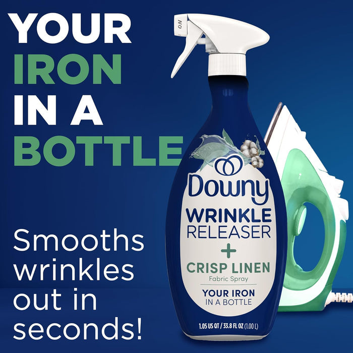 simple spray-tug-smooth application that requires no heat or ironing equipment