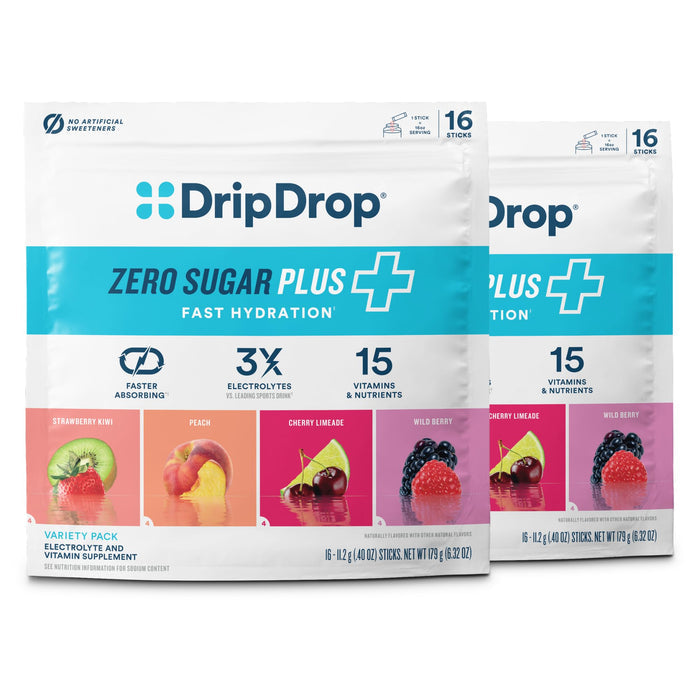 Strawberry Kiwi, Peach, Cherry Limeade, Wild Berry - 16 Count (Pack of 2)