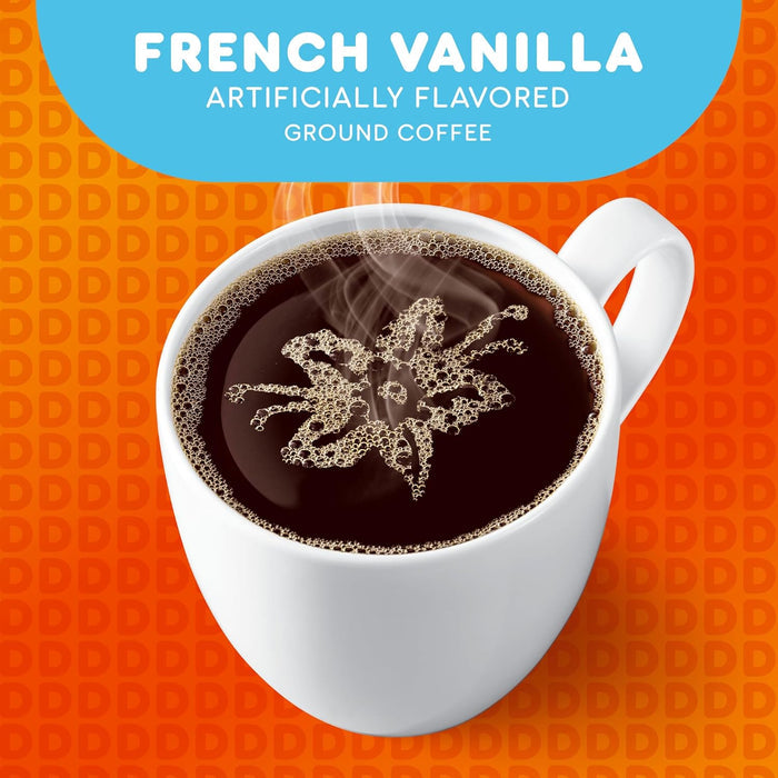 Dunkin' French Vanilla 88 Keurig Pods – Streamlined Single-Serve Brew for Clutter-Free Spaces