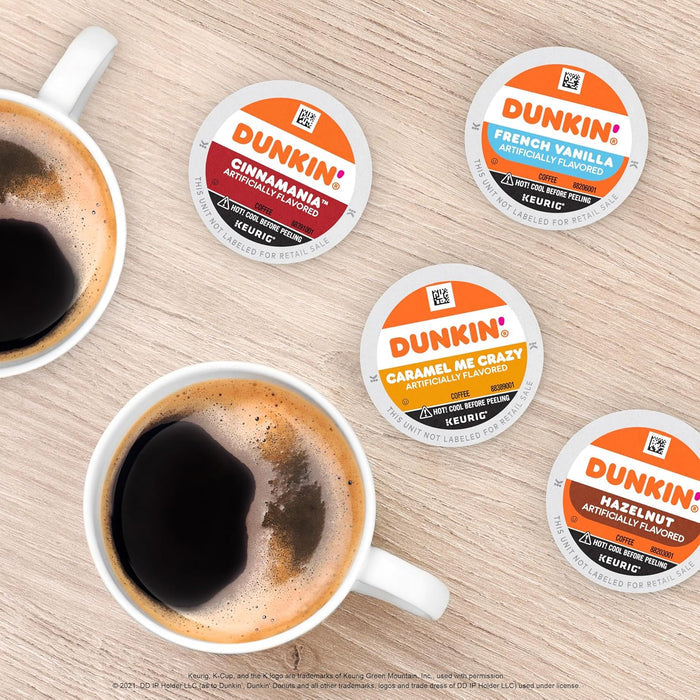 made with 100% premium arabica coffee graded to dunkin' standards