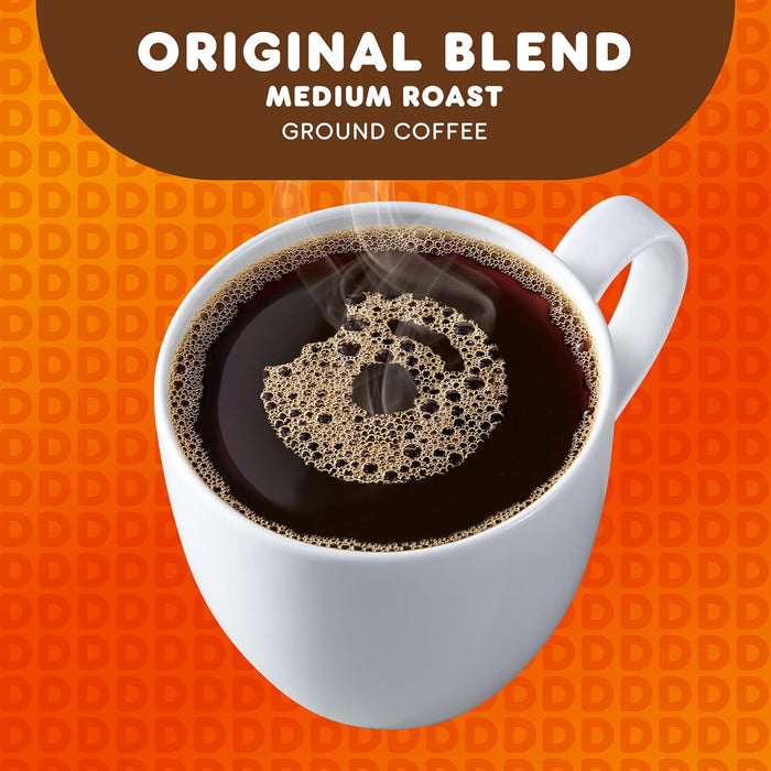 Dunkin' Original Blend Ground Coffee – Housewarming Present for New Homeowners Who Love Cafe Flavor