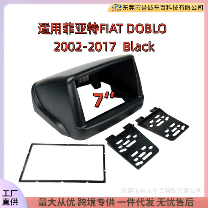 Dvd restoration face frame is suitable for 2002-2017 fiat doblo car 2din audio restoration panel 7inch