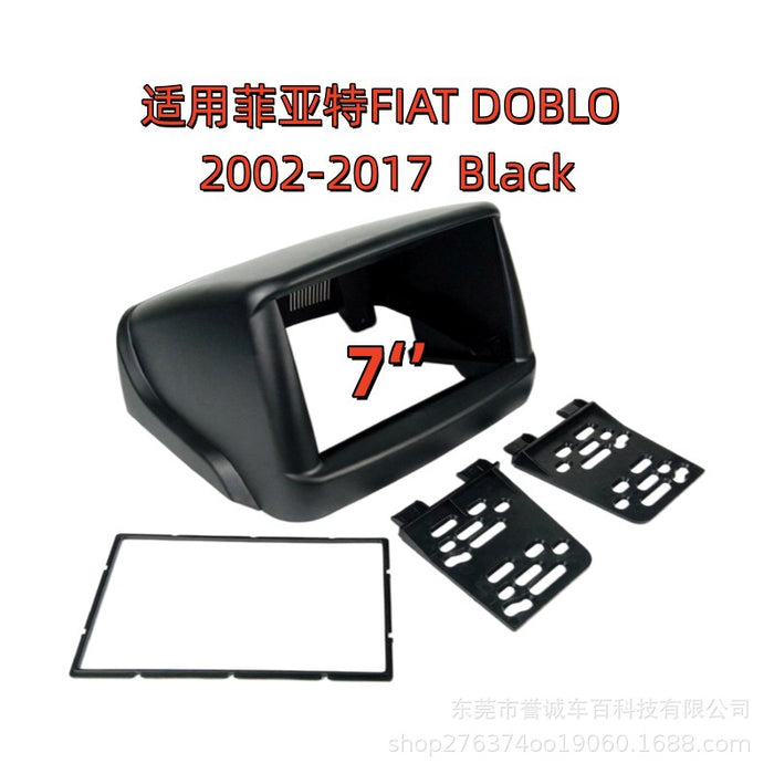 Dvd restoration face frame is suitable for 2002-2017 fiat doblo car 2din audio restoration panel 7inch
