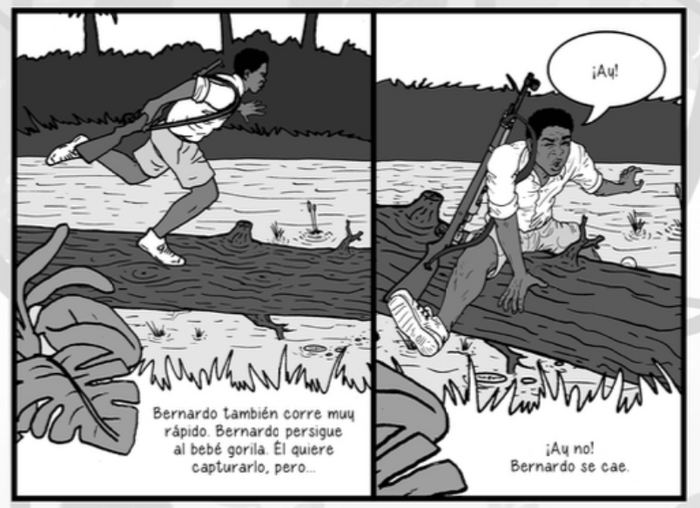 El gorila blanco de Guinea Española, a graphic novel by C.K. Dexemple