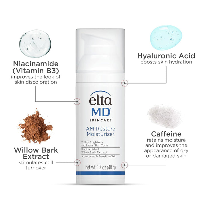 EltaMD AM Restore Oil-Free Facial Cream – Uncluttered Beauty for Intentional Self-Care