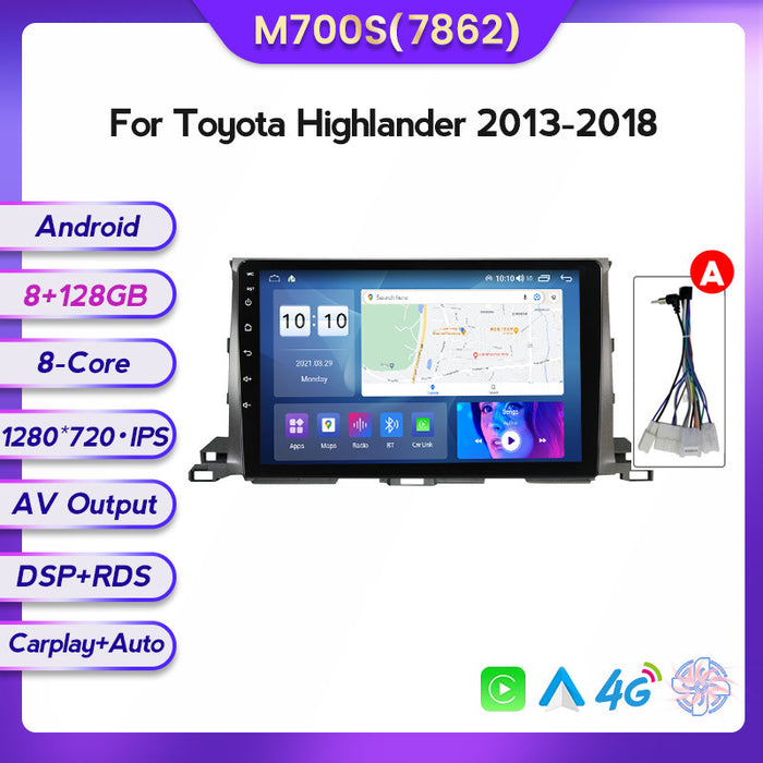 Enhance Your Toyota Highlander with Carplay Navigation Screen (13-18)
