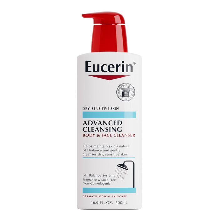 2-in-1 face and body cleansing formula