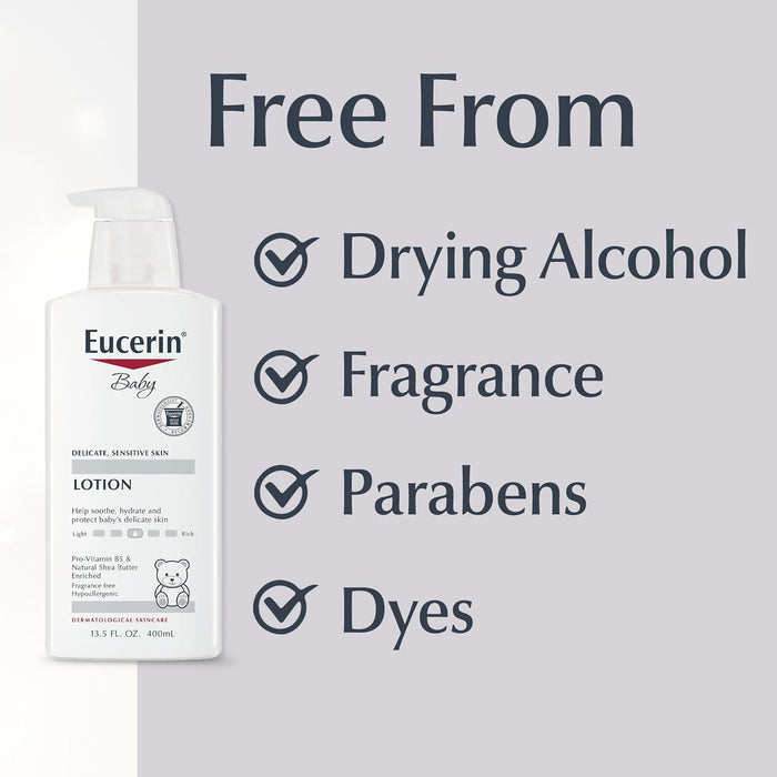 designed to pair with eucerin baby wash and shampoo for a complete skincare routine