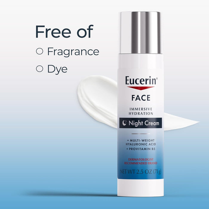 Eucerin Overnight Face Cream – High-Performance Night Moisturizer for Sophisticated Skincare Collections