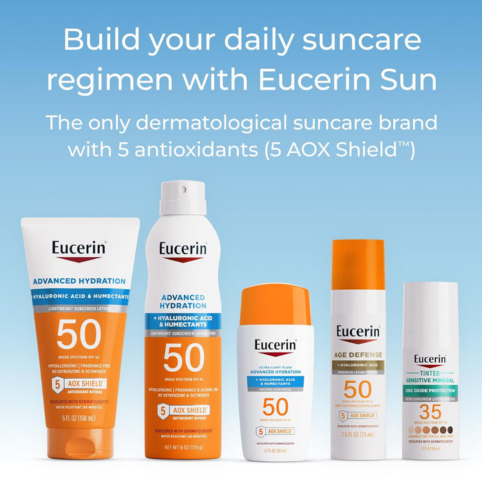 Eucerin Sun Advanced Hydration SPF 50 – Nourishing Sunscreen for Self-Care & Skin Wellness
