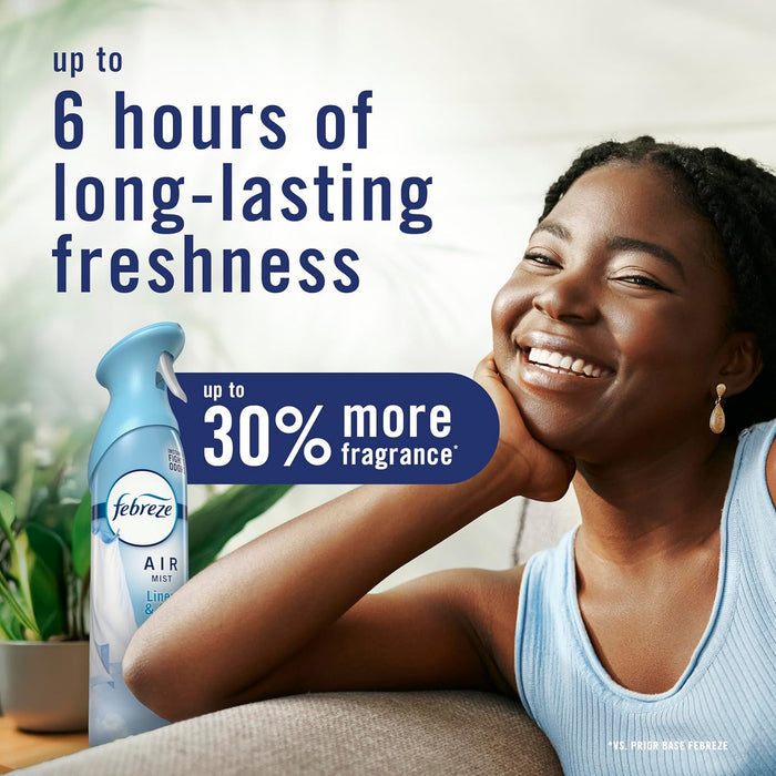 Febreze Air Mist Minimalist Starter – One Simple 3-Pack for Every Room, No Clutter of Multiple Sprays