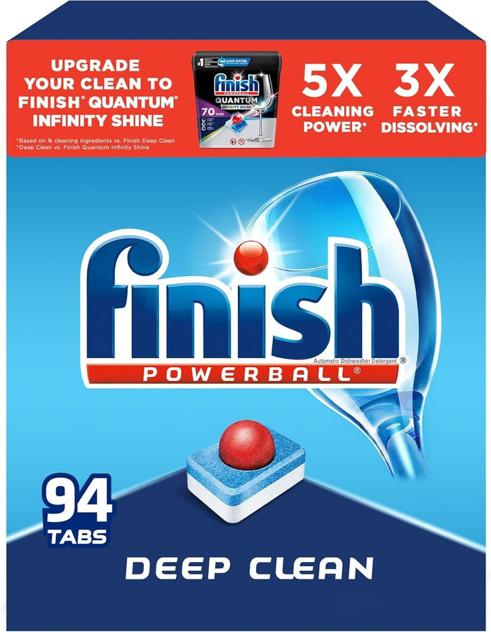 grease-cutting and burnt-on food scrubbing capability