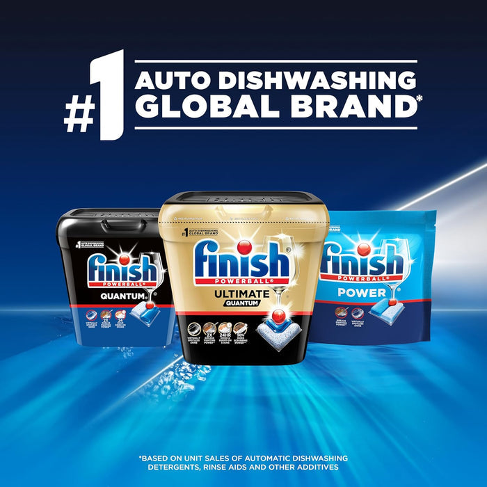 Finish Quantum Dishwasher Pods – Efficient Open-Plan Household Cleanup, Pre-Measured No-Guesswork Detergent