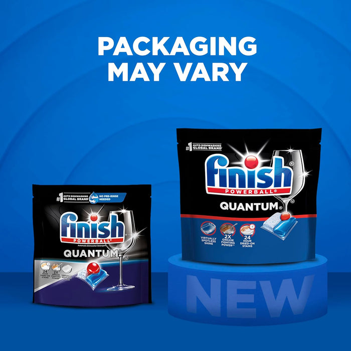 Finish Quantum Dishwasher Pods – Efficient Open-Plan Household Cleanup, Pre-Measured No-Guesswork Detergent