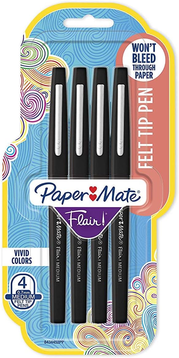0.7mm medium-point felt tip for bold, expressive lines