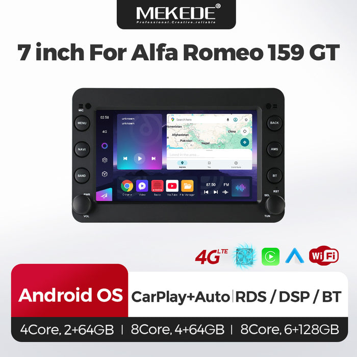 For 7 inch alfa romeo 159 gt alfa romeo special android smart navigator