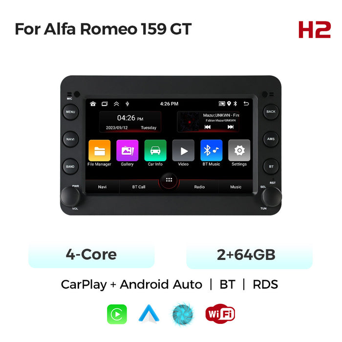 For 7 inch alfa romeo 159 gt alfa romeo special android smart navigator