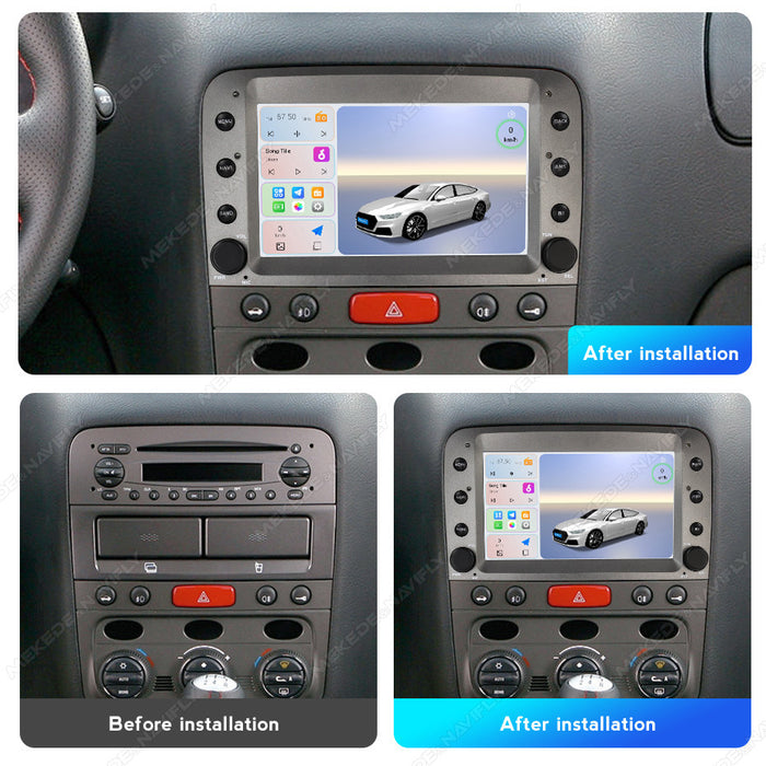 For alfa romeo 147 gt 2005-2014alfa romeo android smart navigator 7"