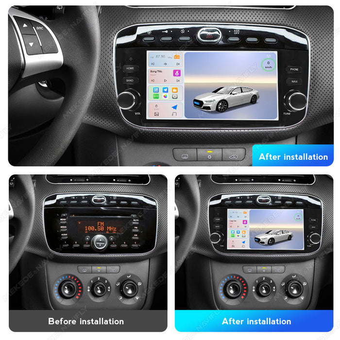 For fiat linea punto evo 2012-2015 fiat lingya pendo 7" android navigator