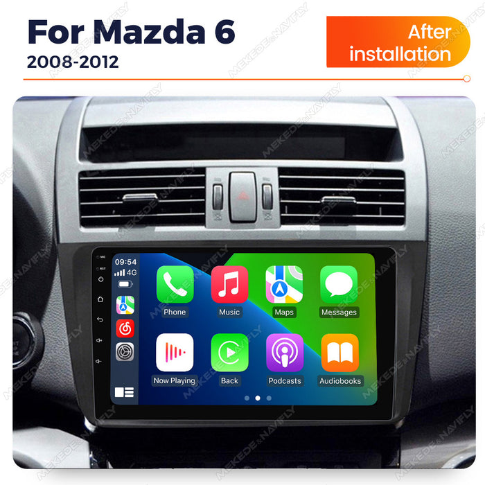 For Mazda 6 2008-2012 Android Car GPS Navigation MP5 Bluetooth Player Carplay