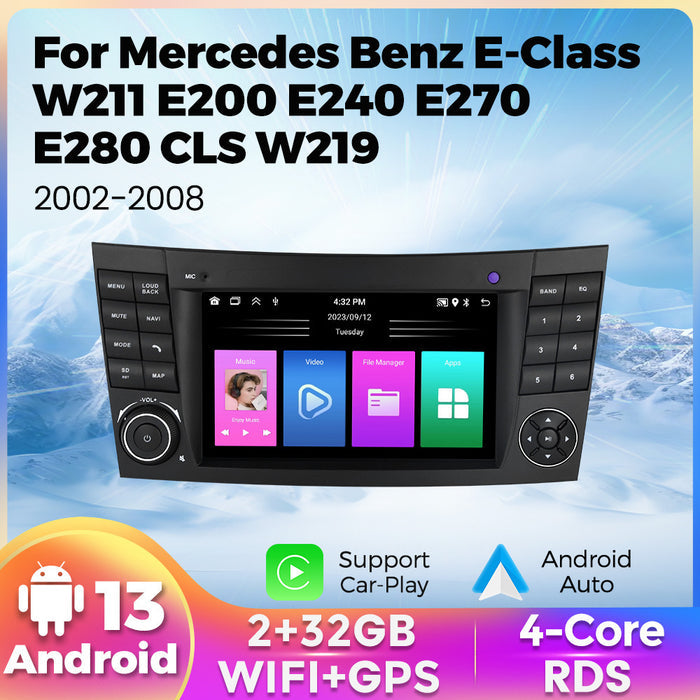 For mercedes benz e-class w211 e200 w219 w463 mercedes benz e android navigation