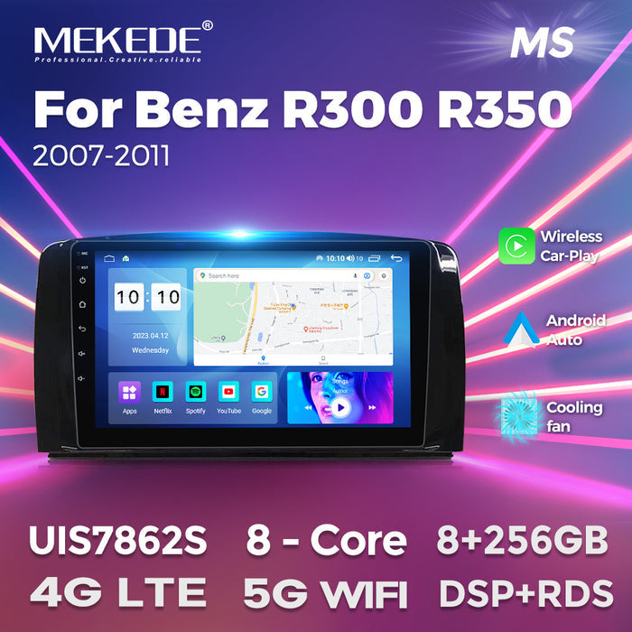 For mercedes benz r-class w251 r300 car large screen smart android navigator