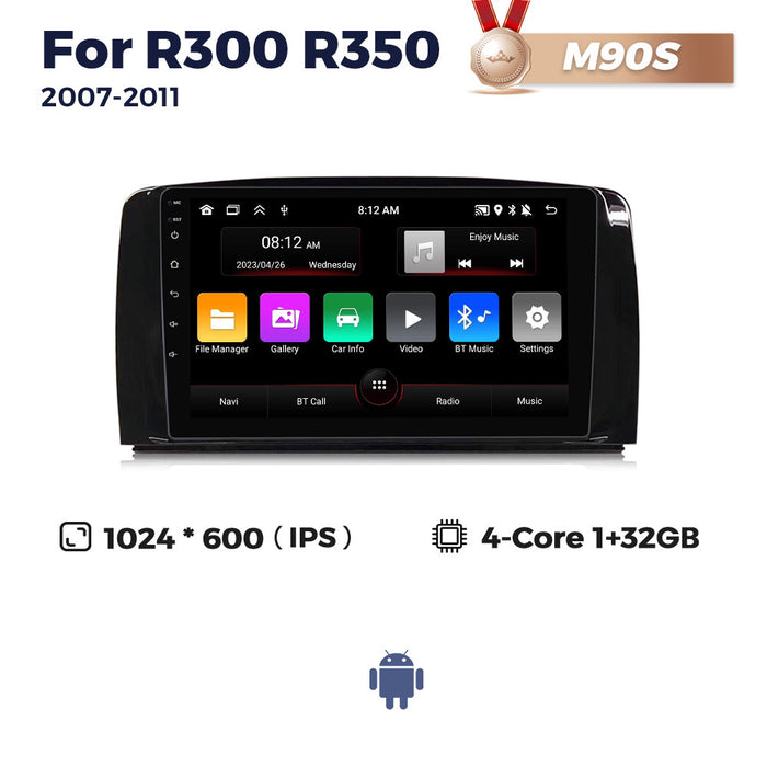 For mercedes benz r-class w251 r300 car large screen smart android navigator