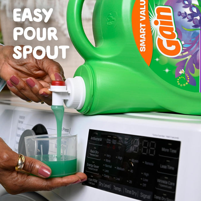 Gain Laundry Detergent Lavender Scent – Meditation Space Towel Wash for Spa-Like Floral Atmosphere