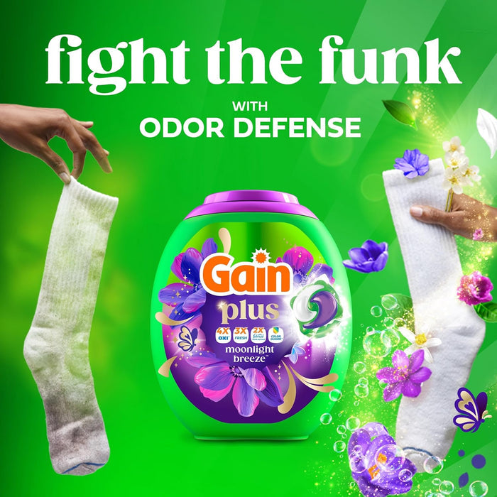 4x oxi cleaning boosters and 2x febreze odor defense versus gain original liquid