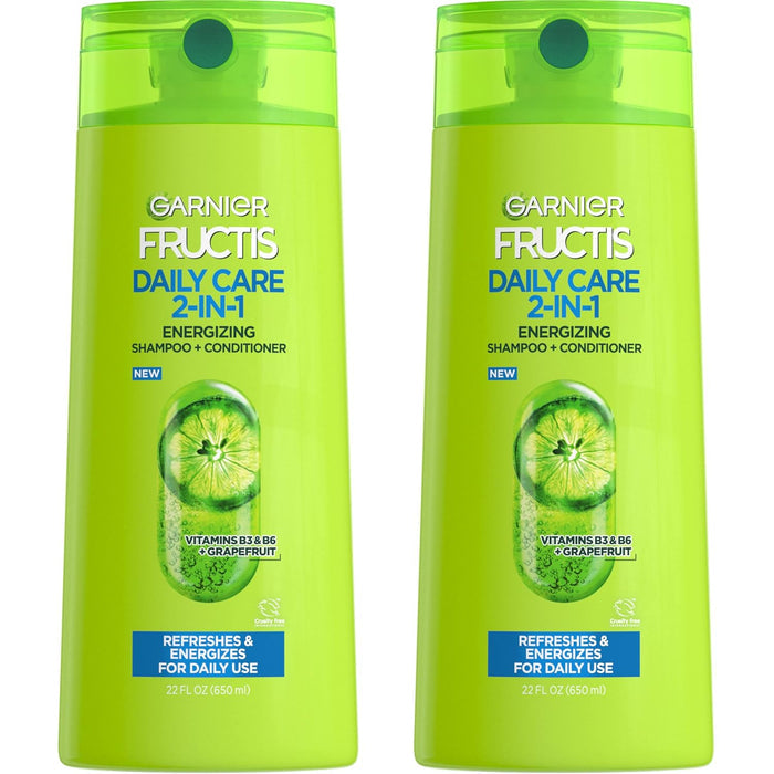 2-in-1 shampoo and conditioner formula for simultaneous cleansing and conditioning