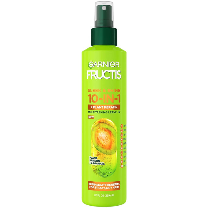 10-in-1 multitasking formula (repairs strength, smooths, heat protects, reduces flyaways, de-frizzes, adds shine, reduces damage, nourishes, and more)