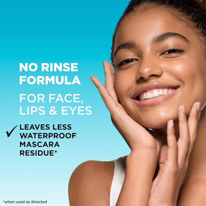 no-rinse formula for quick, simplified cleansing