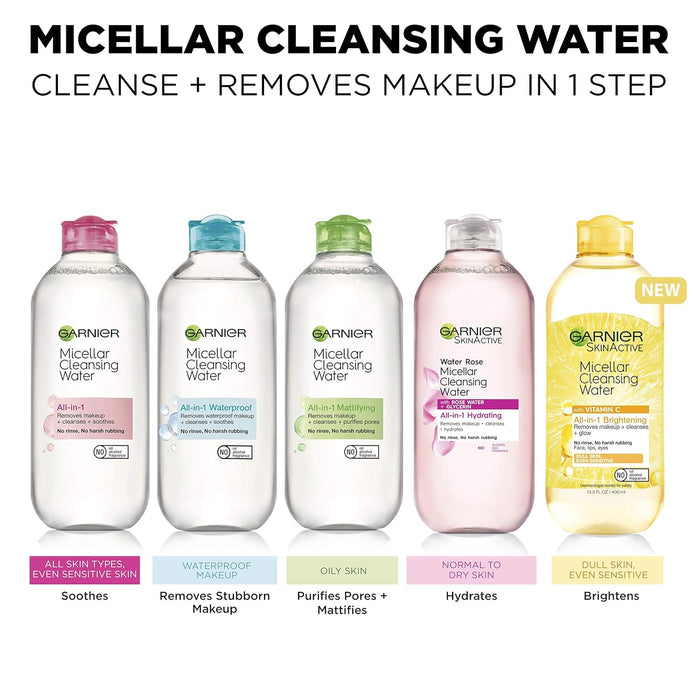 Garnier Micellar Cleanser – Uncluttered Skincare, Oil-Free & Fragrance-Free Formula