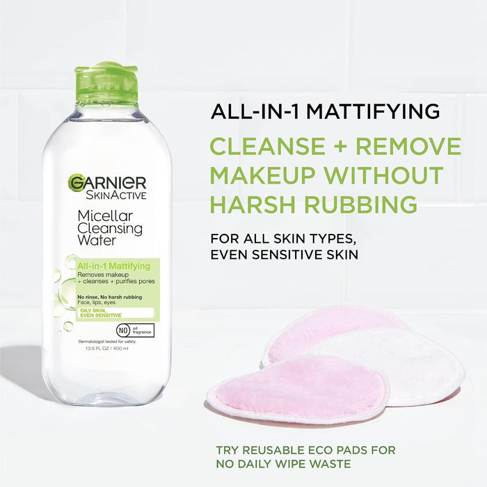 no-rinse, no-rub formula requiring only a saturated cotton pad