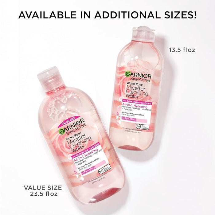 Garnier Micellar Solution – Minimalist Makeup Removal & Daily Face Cleanse, No-Rinse Formula