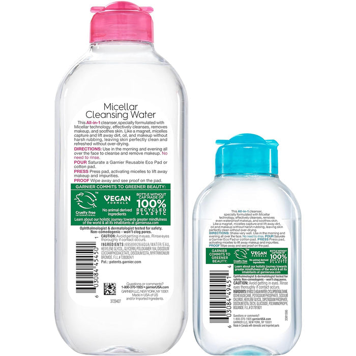 micellar cleansing technology that captures dirt, oil, and makeup like a magnet
